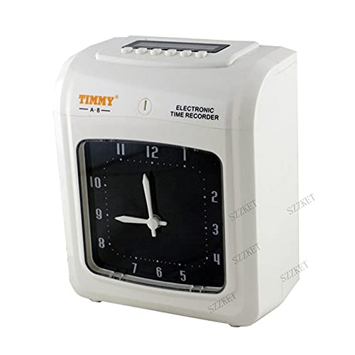 Pointeuse horaire électronique A-8 version anglaise avec batterie intégrée