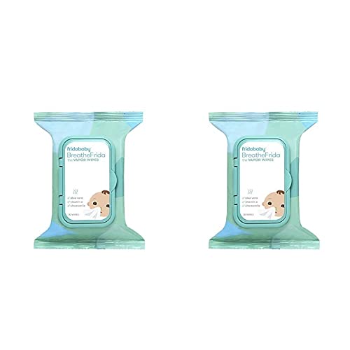Image of Breathefrida Vapor Wipes for Nose or Chest by Frida Baby, 30 Count (Pack of 2)