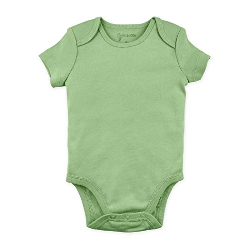 Mac & Moon Organic Cotton 5-Pack Short Sleeve Bodysuits In Dinosaur Tones, Baby Boy #TOP4