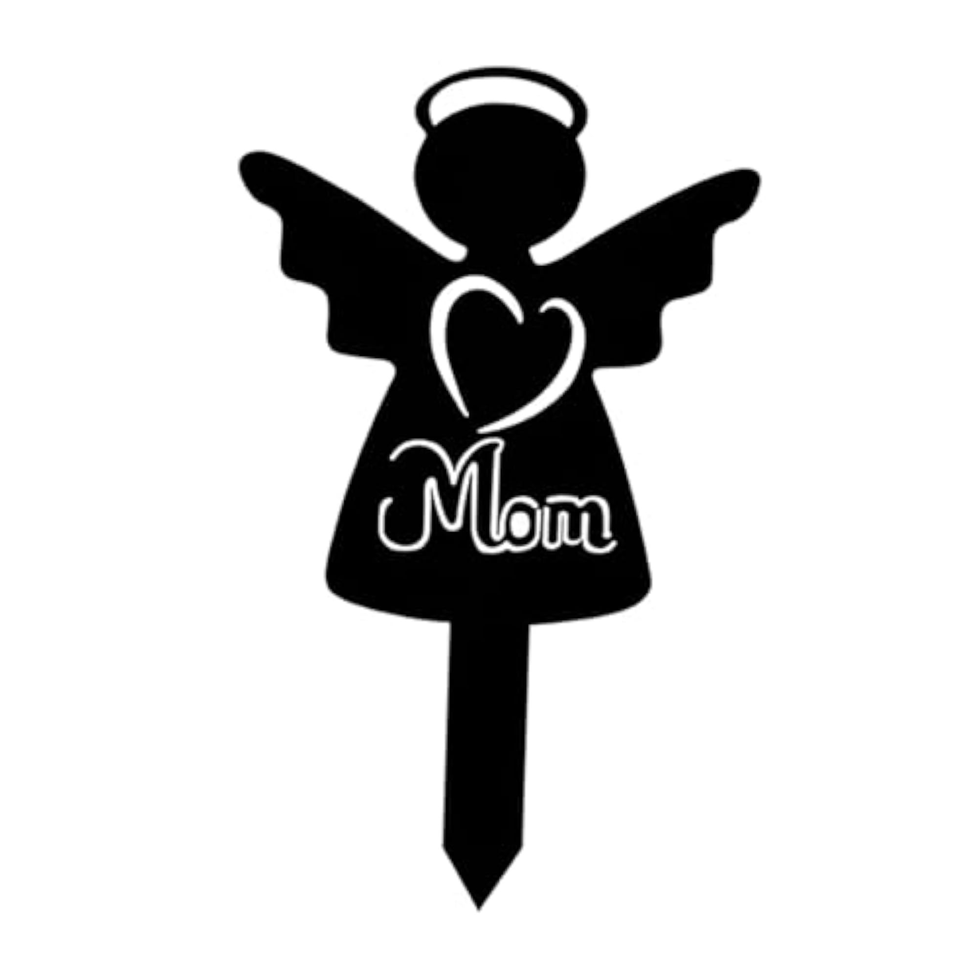 Garden Stake Acrylic Loved Person Angel Memorial Stake