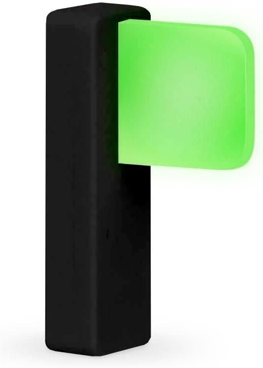 Flag LED USB Busy Light Indicator – Black Luxafor Flag LED Availability Indicator That Eliminates Workspace Distractions and Boosts Productivity (20 inch Cable (USB))