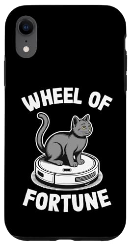 Wheel Of Fortune Robot Aspirapolvere Divertente Gatto Custodia per iPhone XR