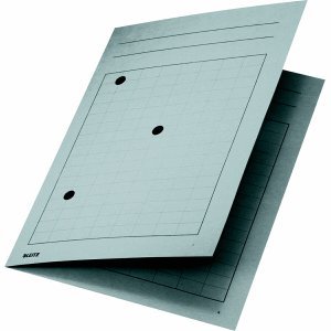 Preisvergleich Produktbild Leitz 50 x Umlaufmappe A4 Karton 320g / qm grau