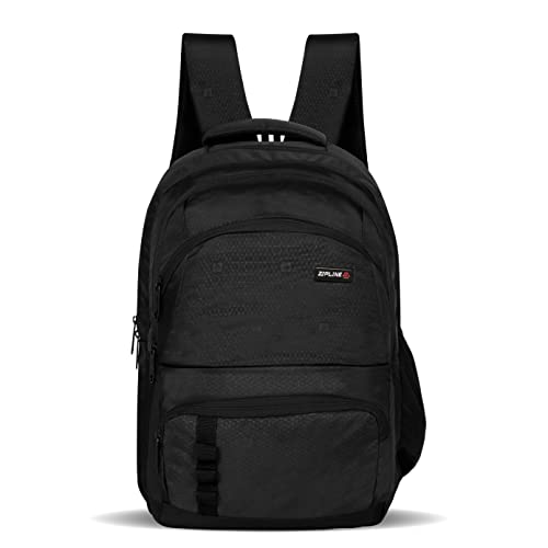 Image of Zipline 35 Ltr, 19 inch Grey Laptop Backpack for Men & Women college girls boys fits 15.6 inch laptop macbook pro /tablet polyester Airline carry-on size