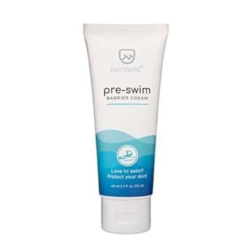 Exershield Pre-Swim Lotion –Barrier Cream for Swimmers – Protects Skin from the drying and itchy effects of pool water and spa chlorine.