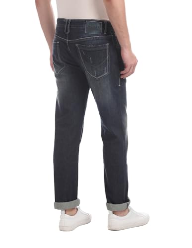 Image of U.S. Polo ASSN. Men's Mid Rise Slim Fit Cotton Jeans
