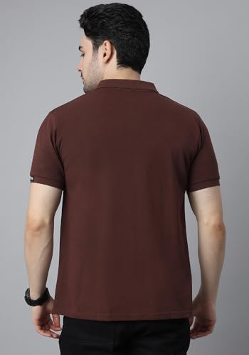 Image of Wear Your Opinion Solid Cotton Rich Polo T Shirt | Collar Tshirts | Half Sleeves | Plain-Regular Fit (Available in Plus Size)
