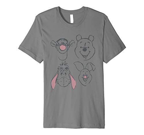 T-shirt Winnie the Pooh Disney style sketch pour look décontracté