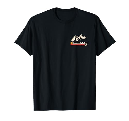 Retro Mammoth Lakes California CA Mountain Ski T-Shirt
