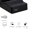 Norifon Caricatore USB EN-EL23 per Nikon Coolpix P600, P610, P900 - 4.2V #1