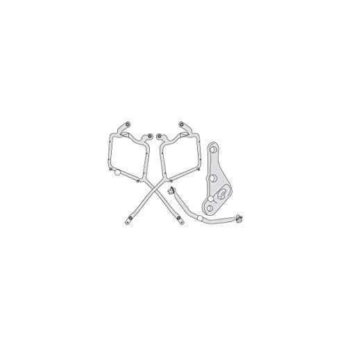 Givi PLR2122 Yamaha Mt09 Tracer support valises latérales amovible noir pour moto
