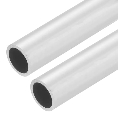 MECCANIXITY 2 PCS 304 Stainless Steel Tubing, 8mm OD 1mm Wall Thickness 254mm Long Round Metal Pipe Steel Tube for Industrial Machinery Home Decoration DIY Crafts Model