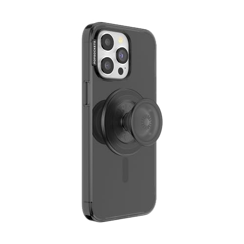 PopSockets iPhone�p�P�[�X�AMagSafe�Ή��AiPhone 13 Pro�p�X�}�z�P�[�X�A�O���b�v�ʔ���A���C�����X�[�d�Ή� - iPhone (Black, iPhone 15 Pro Max)