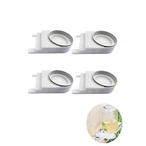 Bee Feeder-Easy to Install Honey Feeder,Water and Sugar Syrup Entrance or Top Dispenser-Beekeeper Tools,(4 Pack)