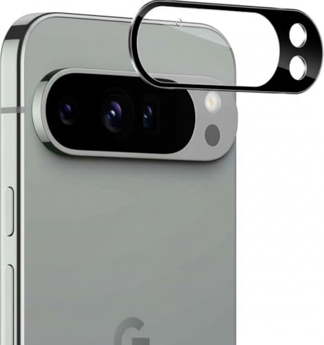 Image of HPTech Camera Lens Protector for Google Pixel 9 Pro | 9H Tempered Glass | Ultra HD Clarity | Anti-Scratch Lens Guard | Anti-Fingerprint | Easy Installation | Pack of 1