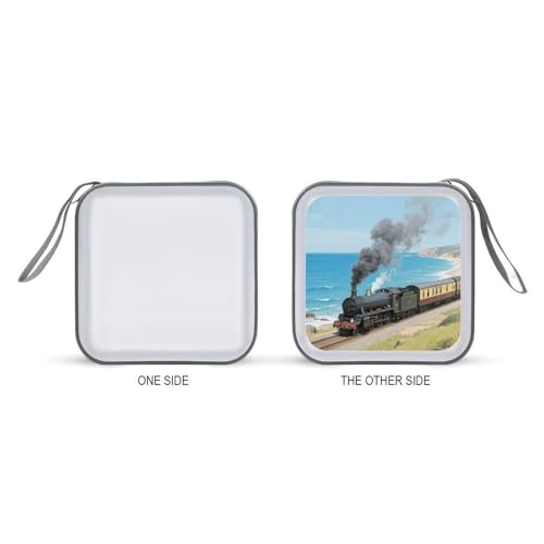 Carpeta de almacenamiento para discos Steam Train para evitar arañazos con gran capacidad de 40 8