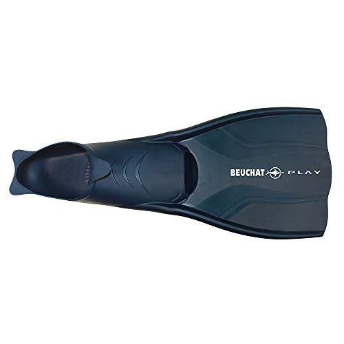 Palmes chaussantes de snorkeling Play Beuchat Rouge 38-39 pour éviter les crampes aux pieds