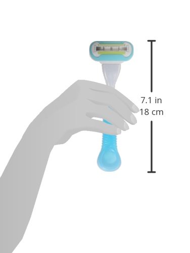 Gillette Venus Lâminas de barbear extra suaves para mulheres, 1 navalha Venus, 2 refis de lâmina de