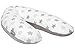 Snoozzz - Cojín de embarazo y lactancia, diseño con estrellas, color gris