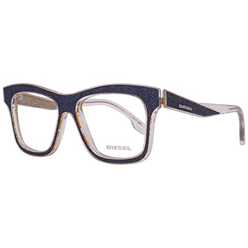 Solares Mujer, Shoes Diesel Unisex DL5066 Injected Geometric Clear Frames 53
