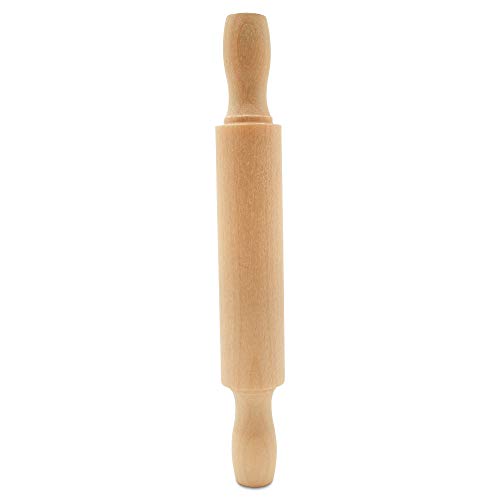 image for Wooden Mini Rolling Pin, 5 Inches Long, Pack of 6, Great for in The Ki