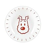 Condition: New Moulinsart Porcelain deep Plate Tintin 47319 (Snowy)