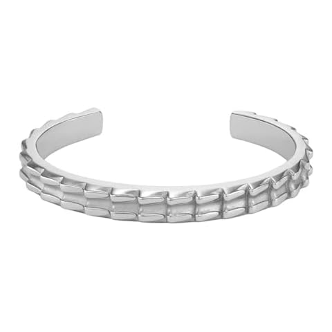 Diesel Silver Stainless Steel Bracelet for Men Cover