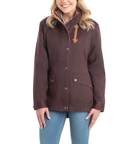 Legendary Whitetails Women's Rusty Maroon Long Sleeve Flannel-Lined Shirt Jacket in Large: Your Perfect Layering Companion! - Image 5
