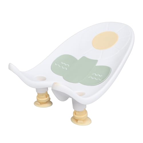 Image of Baby Bath Support, Infant Non Slip Bath Support Tub, Bath Net Baby Bath Tub Lying Support Bracket Bath Sling Mesh for Newborn Boys Girls to Toddler (White)