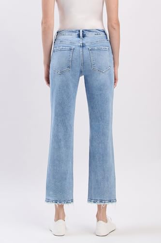 VERVET High Rise Ankle Straight Jeans T65253