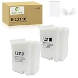 JoyPrinting Contenedor de tinta de mantenimiento L3110 compatible con EcoTank ET-2710 ET-2711 ET-2712 ET-2714 ET-2715 ET-2720 ET-2721 ET-2726 ET-2810 ET-2812 ET-2814 ET-2814 ET-2800 Impresora (2
