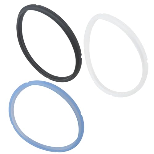 2026 Juego de 3 anillos de sellado de silicona de grado alimenticio para I-nstant P-ot 6/5 Qt - Compatible con modelos IP-DUO60, LUX60, DUO50, Smart-60 y CSG60 miniatura 1