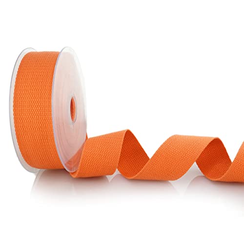 Trimz Cotton Webbing - Orange - 30mm x 5m