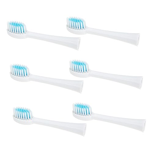 WRITWAA 6piezas Cabezales Vibratorios Para Cepillos De Dientes Eléctricos De Repuesto Compatibles Xqmq Cabezales De Cepillo De Dientes Para Uso Diario