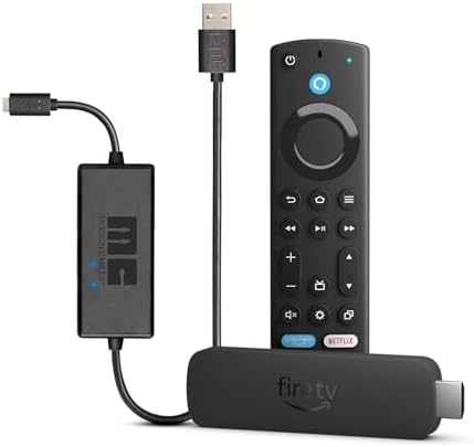 Amazon Fire TV Stick HD streaming device + Mission USB Power Cabl...