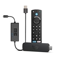 Amazon Fire TV Stick HD streaming device + Mission USB Power Cable for Amazon Fire TV (Eliminates the Need for AC Adapter)