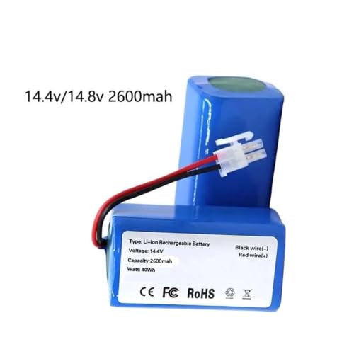 Batería de litio para robot aspirador M26-4S1P de 14,4V recargable de 2600mah 3