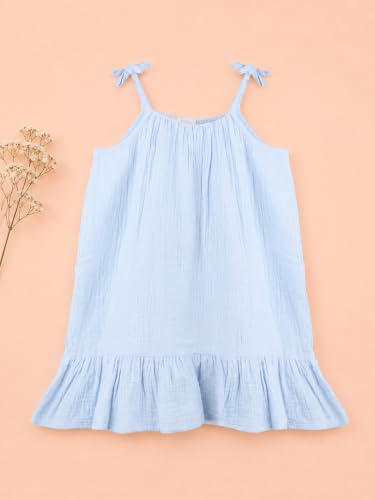Image of Kidbea Cotton Girls Dress | Ultra-Soft Summer Wear Casual Dress for Kids