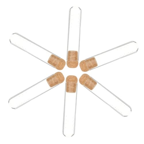 HOLIDYOYO 6piezas Infusor De De Vidrio Reutilizable Filtro De Corcho De Colador Oficina y Hogar Transparente y Elegante