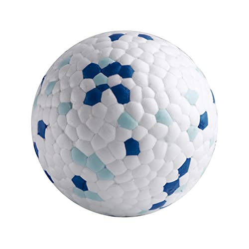 Qiyadin Pet Dog Ball Toys For Aggressive Chewers, Indestructible Durable Interactive Balls For Dogs Playing, Environmentally Friendly Safe Bouncy Etpu Ball For Training (Dark Blue, Sky Blue) #TOP17