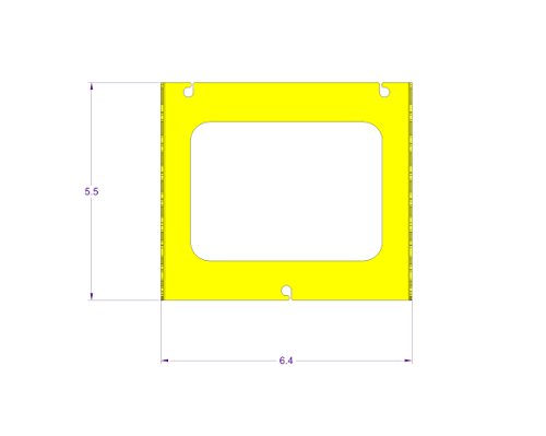 Wrench Rack Organizer By Hall Designs | 8 Slot, For High Performance Box Wrenches, Steel, Made In Usa (Yellow) #TOP2