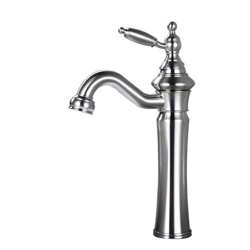 Robinet lavabo en laiton robuste au charme rétro et finitions soignées
