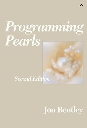 Programming Pearls (ACM Press)