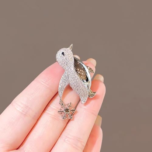 Image of Fashion Cute Crystal Animal Brooch Pins for Women Girls Cat Bird Corsage accessory Pin delicate accessory Party Ceremony