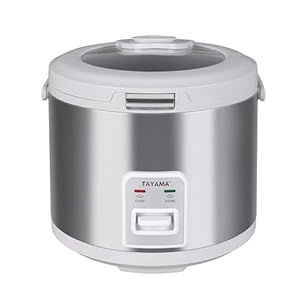 10-Cup Automatic Rice Cooker & Warmer with Glass Lid