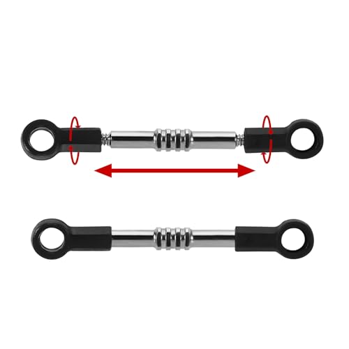 INJORA Adjustable Stainless Steel Links Set for Losi Micro-B/Micro-T by INJORA - Image 4