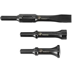 Astro Pneumatic Tool 49803 3-Piece Chisel & Hammer Bit Set .498 Shank