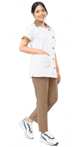 Image of UNIFORM CRAFT Women's Polyester and Cotton Twill Nurse Uniform, Cinnamon (L)