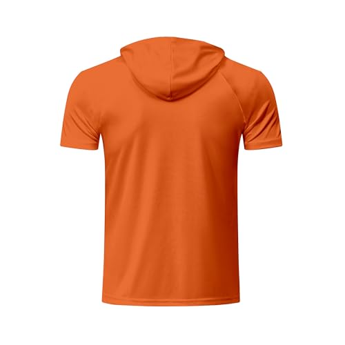 3 Pack Men's Short Sleeve Shirt UPF 50+ Sun Protection Hoodie Shirts Quick Dry Lightweight for Running Workout Hiking Fishing3