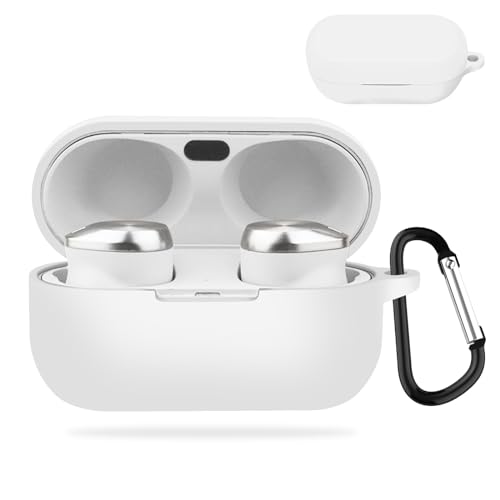 YAODLE Technics EAH-AZ80 用 ケース カバー パナソニック(Panasonic) Technics EAH-AZ80用保護ケース 装着充電可能 全面保護 落下防止 キズ防止 耐衝撃 防塵 軽量 収納 カラビナ付き(Technics